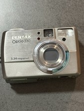 Pentax Optio 330 Digitalkamera, 3.34 MP Silbe...