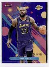 2025-26 Topps Finest LeBron James #79 Common Purple Refractor Lakers /250
