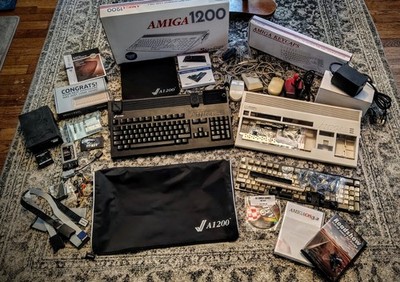 Commodore Amiga 1200 - Highly Upgraded- PiStorm32 - TONS of Extras 