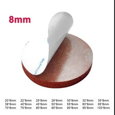 Selbstklebende Silikon Pads Moosgummi Scheiben Stuhlbeine Protector 8mm Dick