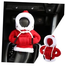Christmas Hoodie Gear Shift Cover for Car,Cute Car Gear Shift Christmas Red
