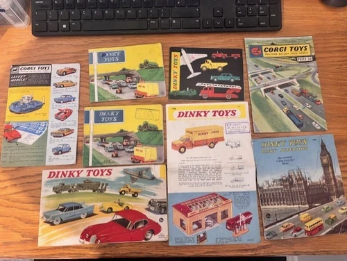 Qty of Vintage Dinky & Corgi Catalogues