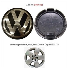 1J0601171 Fits Volkswagen VW Beetle Golf Jetta OEM (small) Wheel Centre Cap 1pcs