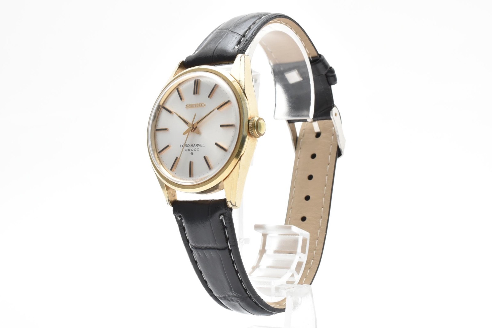 OH [NEAR MINT] SEIKO Lord Marvel 36000 5740-8000 Gold Manual Mens Watch JAPAN image 3