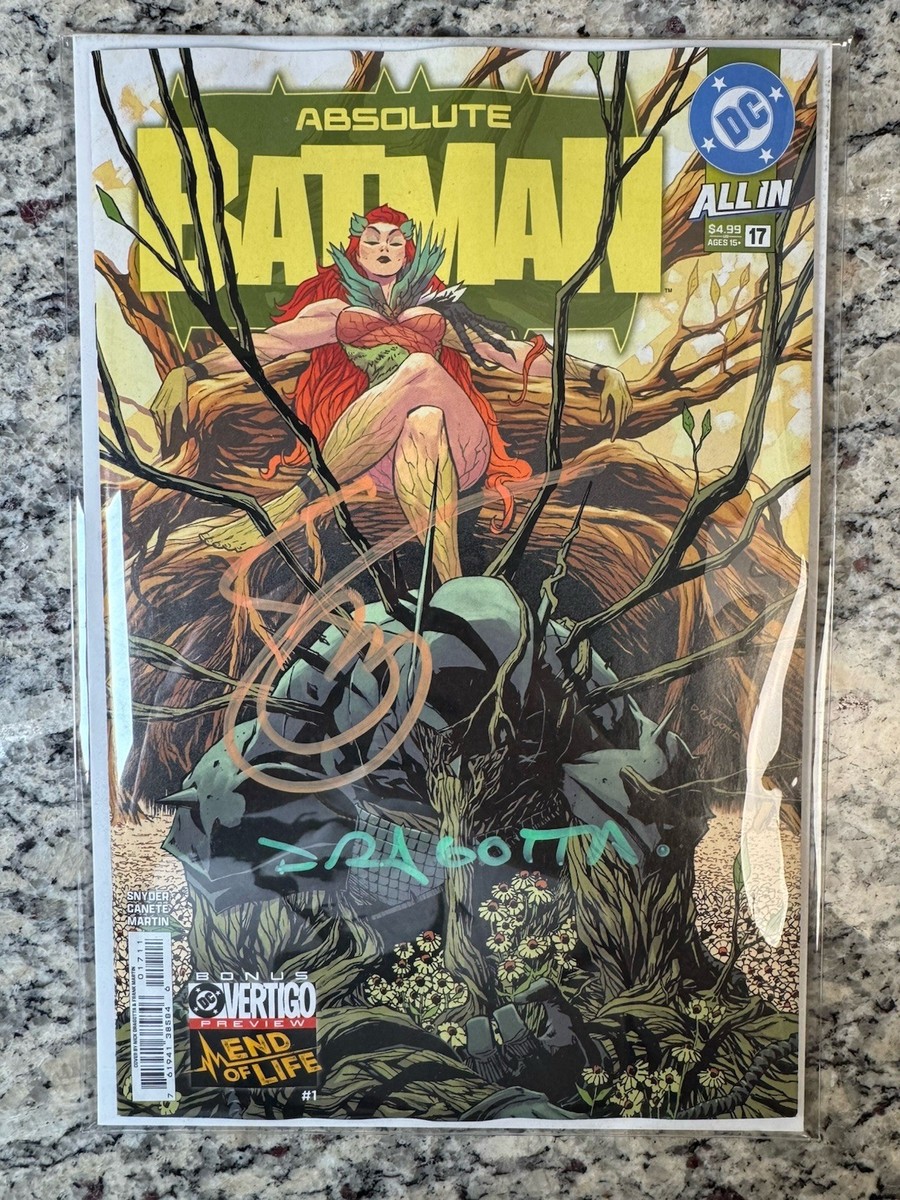 2x SIGNED ABSOLUTE BATMAN #17 CVR A SCOTT SNYDER NICK DRAGOTTA NM+