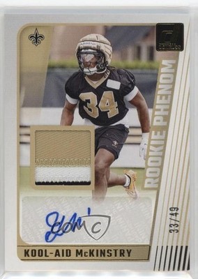 2024 Donruss Rookie Phenom Jersey Prime 33/49 Kool-Aid McKinstry Auto RC lz7