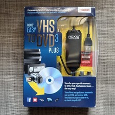 Roxio EASY VHS TO DVD 3 PLUS Converter TRANSFER HOME MOVIES From VHS Etc.