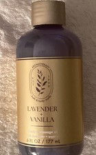 Bath Body Works Aromatherapy LAVENDER VANILLA Body Massage Oil NEW