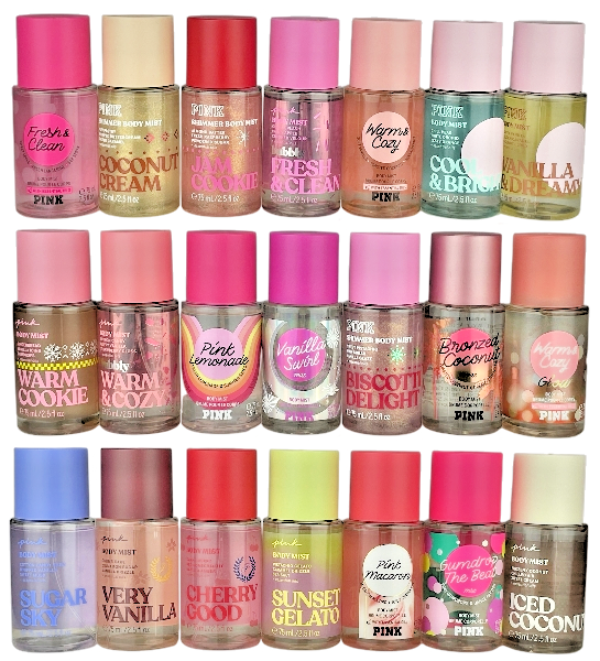 VICTORIA'S SECRET PINK FRAGRANCE BODY MIST PERFUME SPRAY TRAVEL