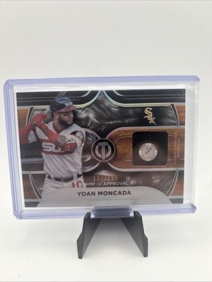 2022 Topps Tribute Yoan Moncada Stamp of Approval Relic Jersey /199 White Sox