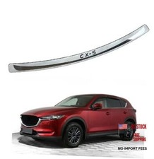 Rear Bumper Sill Protector for Mazda CX-5 2013-2024, Stainless Steel