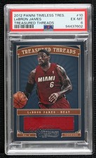 2012-13 Panini Timeless Treasures Treasured Threads 61/99 LeBron James PSA 6 h2o