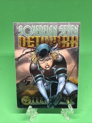 1995 SkyBox DC Legends Power Chrome Network #145 Sovereign Seven 