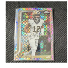 Topps 2023 Chrome X-Fractor Chris Olave #216 New Orleans Saints Football Card