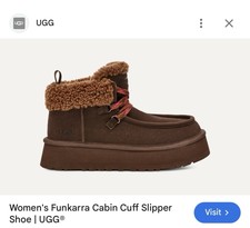 Cabin Uggs In Burnt Cedar Deadstock Size 8 Wo...