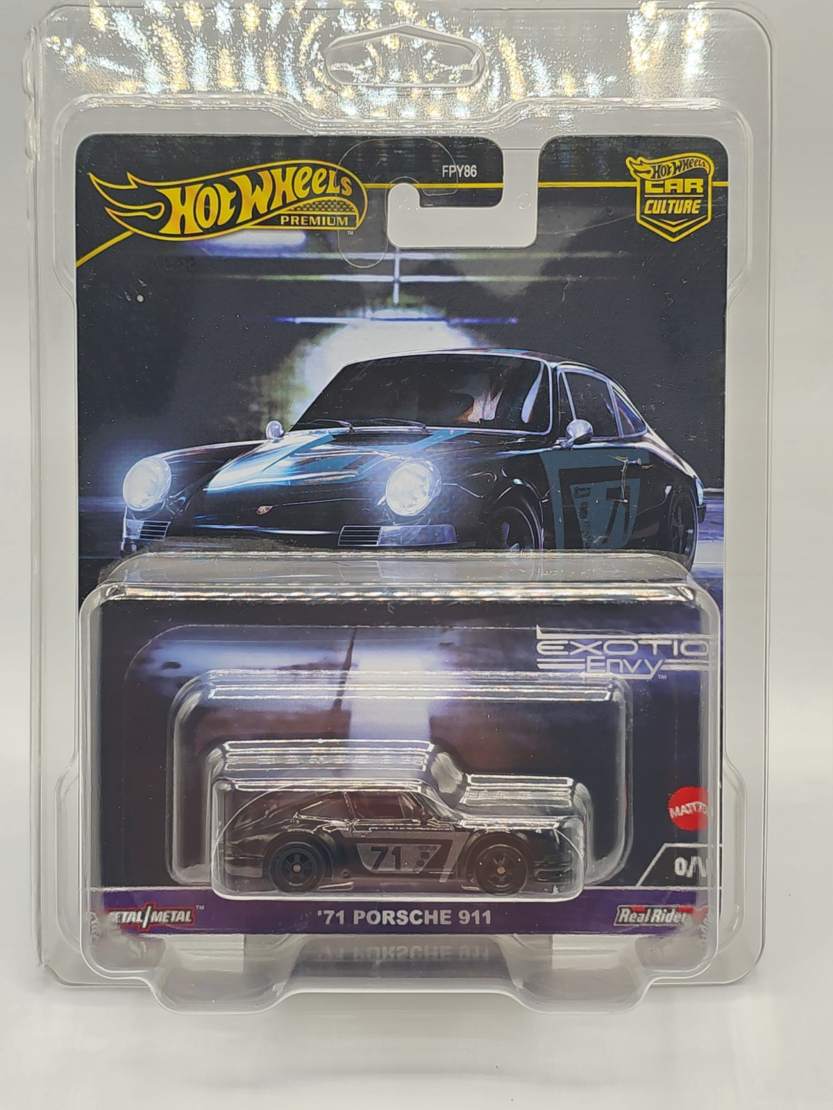 Hot wheels Exotic Envy '71 Porsche 911 Premium Black Chase #0/5