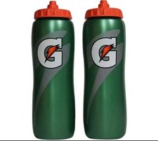 Gatorade Contour 32 oz. 2 Pack Squeeze Water Bottle Workout Fitness