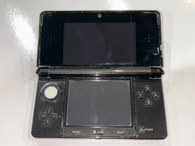 Nintendo 3DS Console Black System + Charger + Mario Kart 7 + SD Card + Case #2
