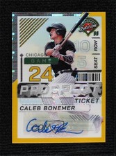 2024 Panini Prospect Edition Gold Prizm Signatures 2/10 Caleb Bonemer Auto 0j81