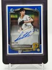 2025 Bowman Draft Chrome Prospect Auto Seth Hernandez #CPA-SH True Blue /150💎