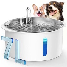 Dog Water Fountain for Large Dogs, 1.8Gal/7L Pet Water Fountain, Dog Water Bowl