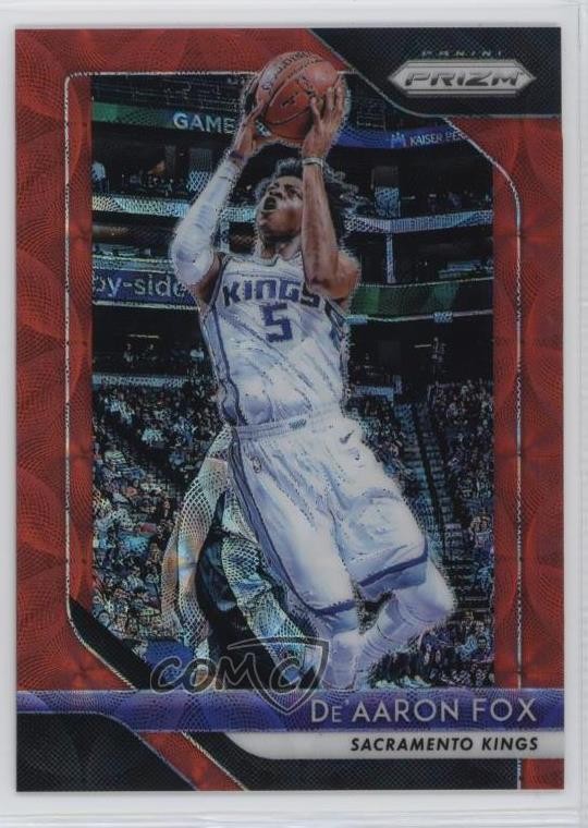 2018-19 Panini Prizm Choice Red Prizm 46/88 De'Aaron Fox #151 rf2