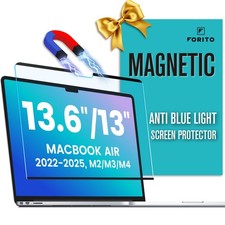 Magnetic Anti Blue Light Screen Protector for MacBook Air 13.6" 2022-2025 - Bu