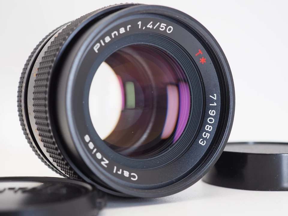 VENTA Lente Contax Carl Zeiss Planar T* 50 mm F/1,4 MMJ Montaje C/Y MF JAPÓN #J161 Foto 4 de 4