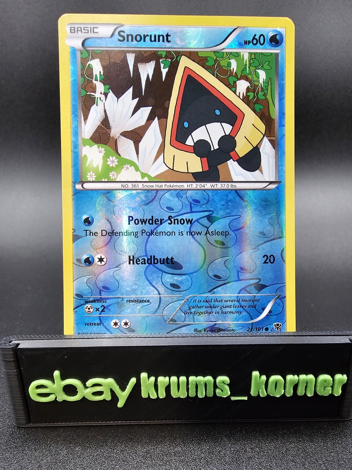 Snorunt 21/101 Plasma Blast Reverse Holo - NM