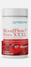 Juvenon BloodFlow-7 Nitric Oxide Supplement with Nitrosigine - 180 Count