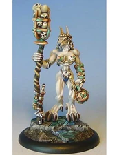 Painted ~ Irix the Sybil, Rackham Confrontation, Wolfen, painted by James Wappel