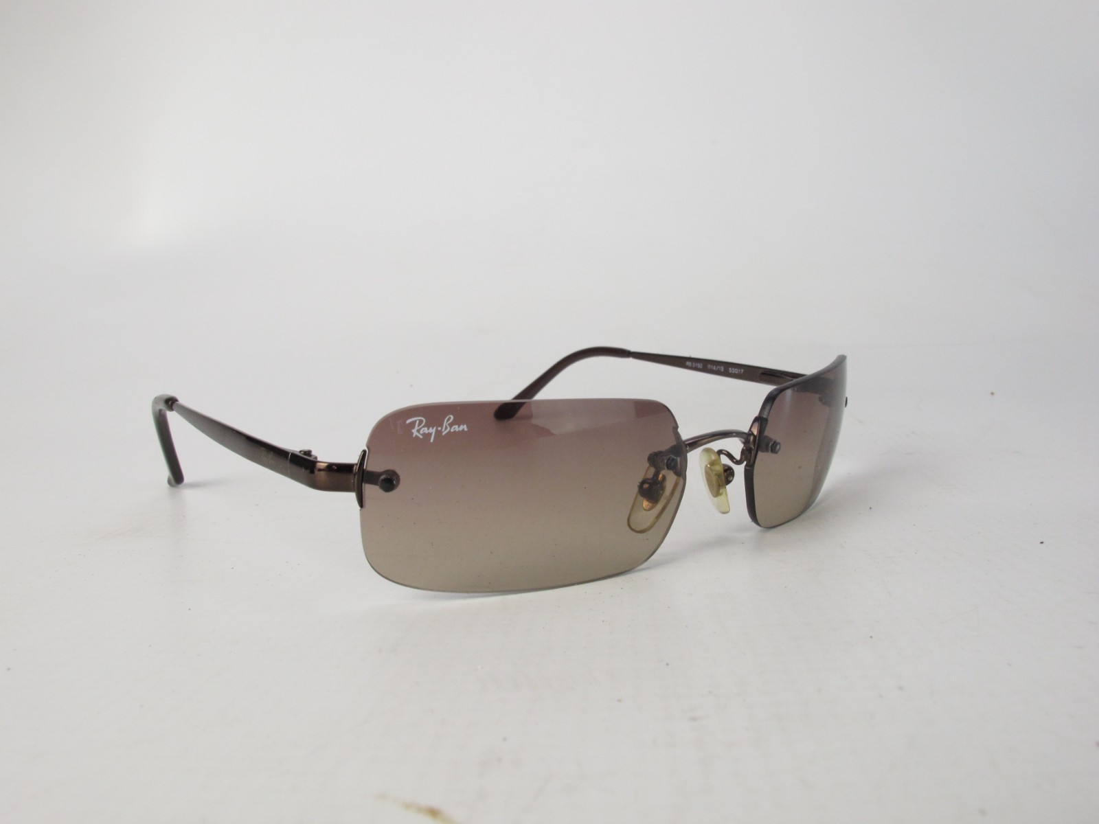 Ray-Ban RB3192 Rimless Rectangular Brown / Bronze… - image 3
