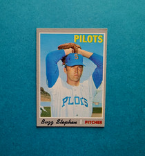 1970 Topps #533 Buzz Stephen Seattle Pilots Rookie Baseball Card EX/VG