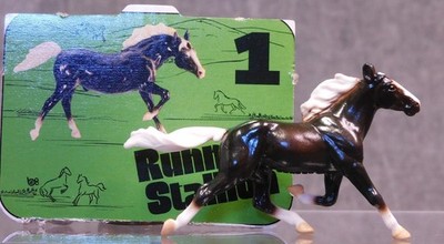 Breyer * Charcoal Running Stallion* 75th Advent Calendar Mini Whinnies Horse