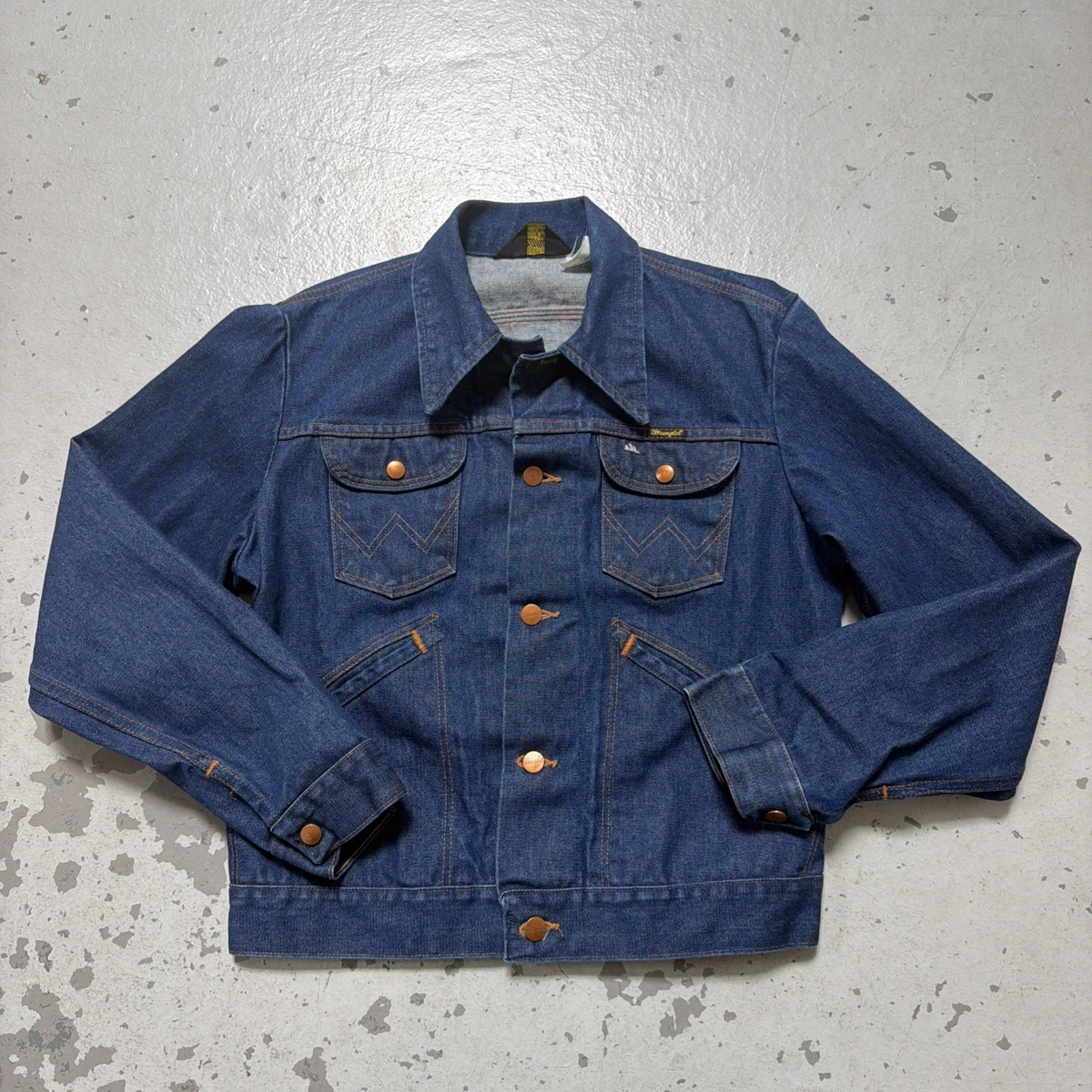 vintage wrangler jean jacket products for sale | eBay