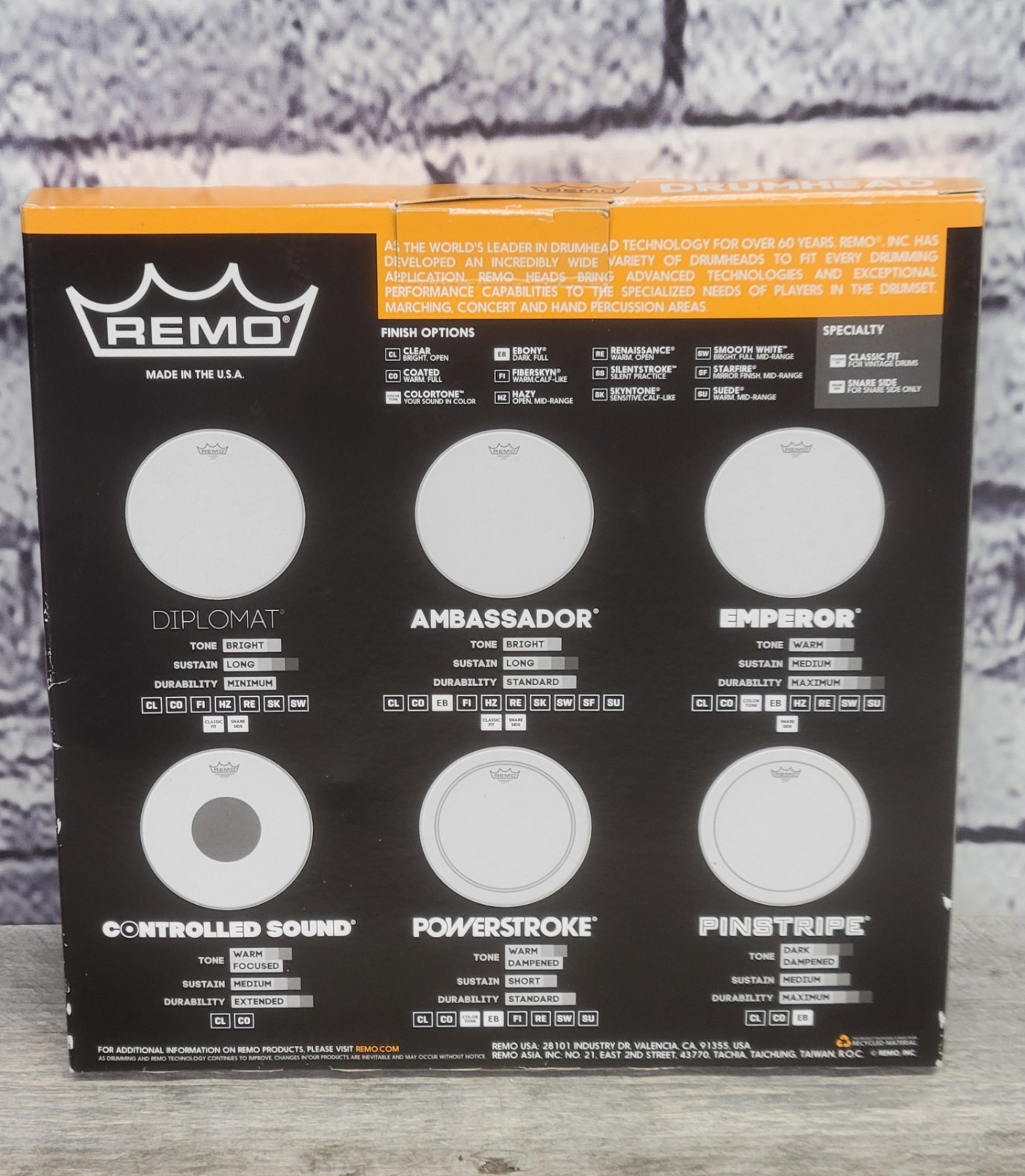 Remo Emperor Coated  - 8in. Drum Head  