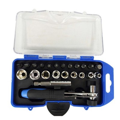  23 Pcs Tool Kit for Home Screw Driver Set Household Auto Repair Wrench