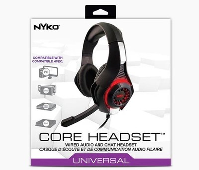 Nyko 80801-K18 Core Wired Over-the-head Stereo Gaming Headset