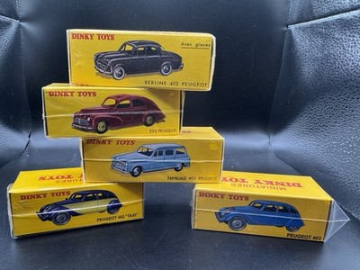 DIE CAST ''Lot Peugeot 403,203, 402 '' DEAGOSTINI DINKY TOYS (ATLAS) SCALE 1-43