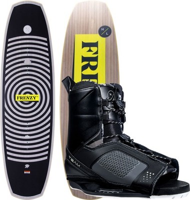 HYPERLITE Wakeboard Set Wakeboardbindung FRENZY 155 2025 inkl. TEAM Boots Wake B