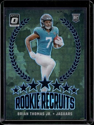 2024 Donruss Optic Brian Thomas Jr. Rookie Recruits Purple Stars /25 Jaguars 12
