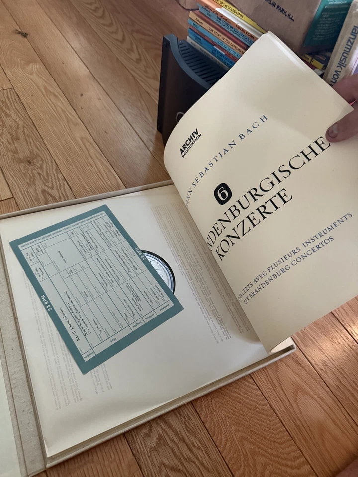 GERMAN BOX LP 33 JS BACH (BRANDENBURGISCHE KONZERTE) Foto 2 de 2
