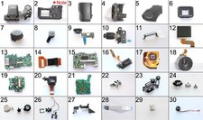 Fujifilm Finepix S7000 cover Flash Flex Display Lens zoom Motor CCD Part Repair