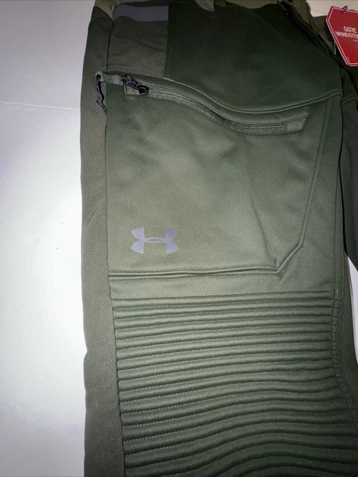 Men's Under Armour Storm Ridge Reaper, Cold Gear Pants, Loose, Green, sz: 34 - Image 4 of 4