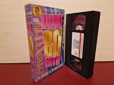 【中古】 80’s Karaoke Va－80’sKaraoke Karaoke 80s Hits - The Millennium Collection - PAL VHS Video Tape