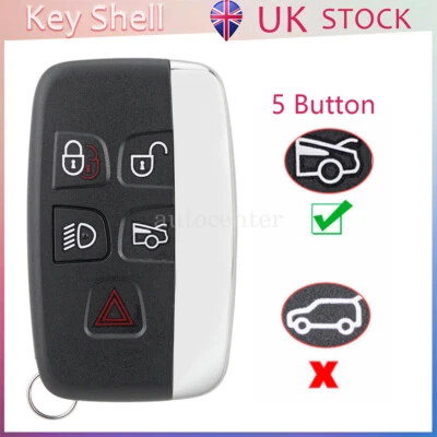 5 Buttons Car Key Case for Jaguar XJ XE XF F-Type F-Pace Remote Fob Shell Cover