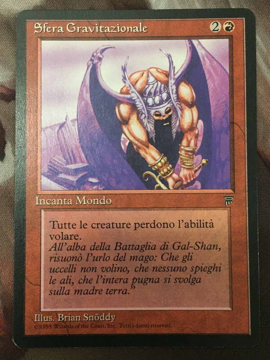 Gravity Sphere italian - Nm / Mint Legends Mtg | eBay