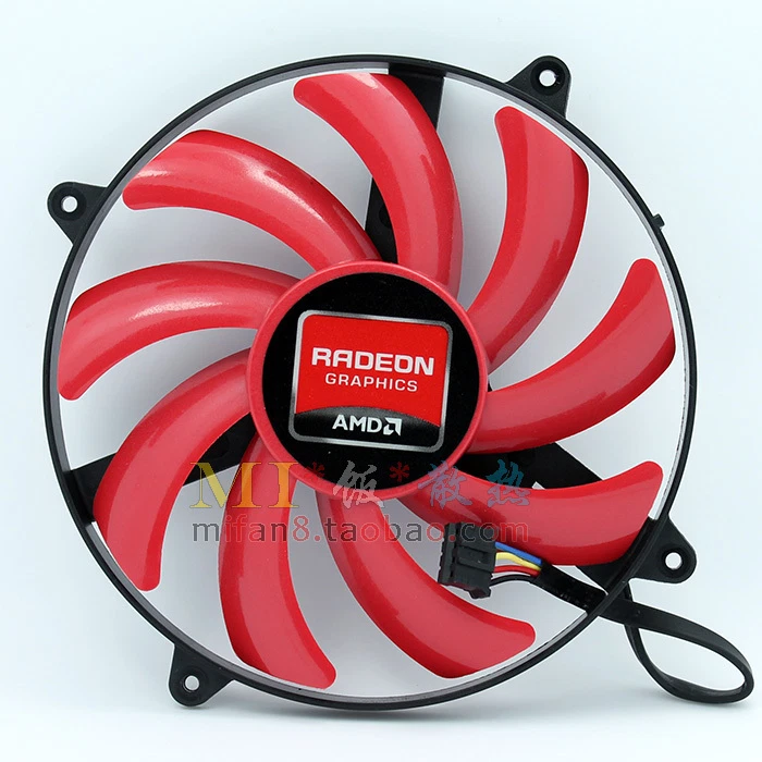 NTK FD7010H12S 9CM ultra-thin graphics card cooling quiet fan 12V 0.35A 4-Pin - Image 2 of 2