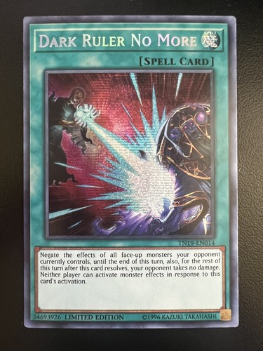 Dark Ruler No More - TN19-EN014 - Prismatic Secret Rare - Limited ...
