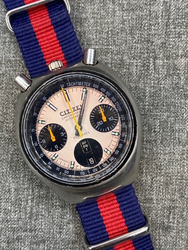 Citizen Bullhead Automatic Chronograph Ref 4-901177Y | eBay